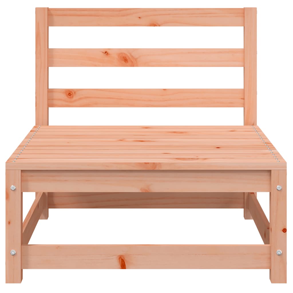 Garden Sofa Armless with Footstool Solid Wood Douglas